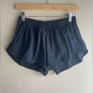 Thinx Women Black Athletics Sports Shorts Small